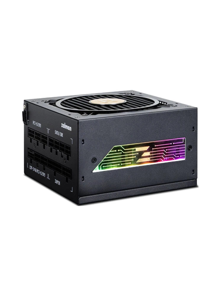 Power supply: Zalman TeraMax II ZM1000-TMX2 VIEW 1000W 80PLUS Gold Power Supply Black