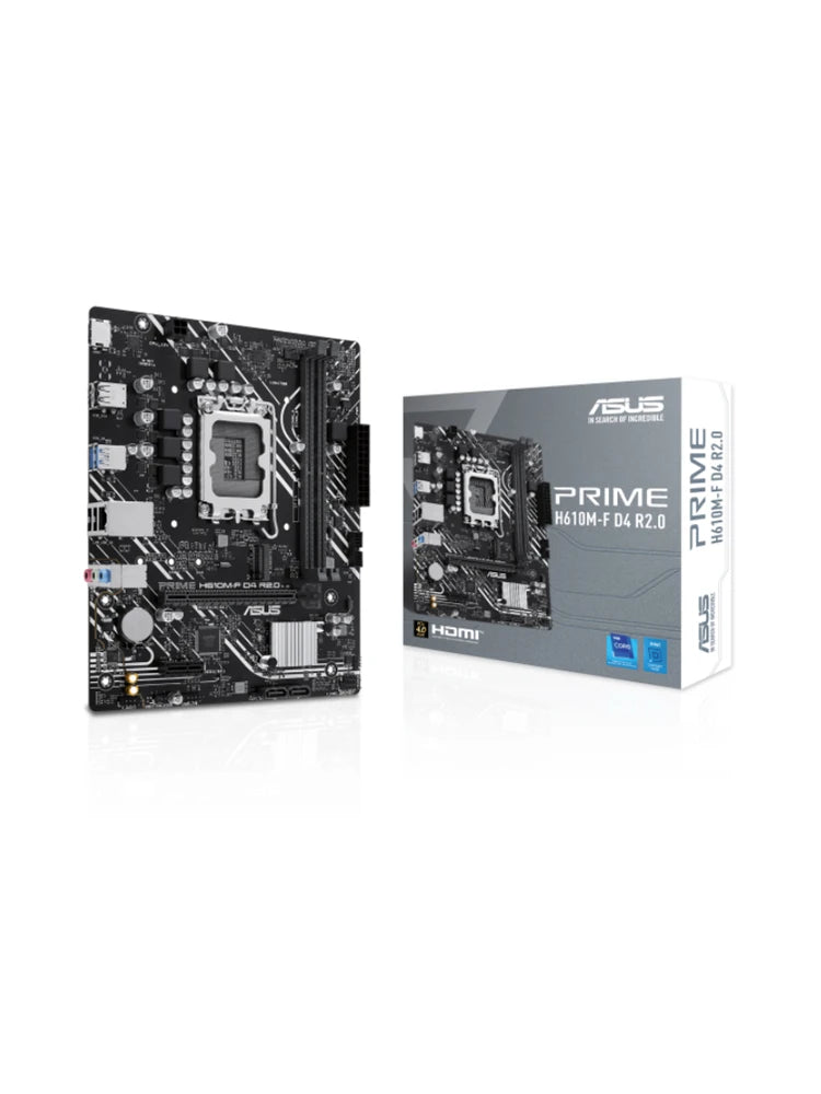 Motherboard: Asus PRIME H610M-F D4 R2.0 2DDR4 LGA1700 - 90MB1H70-M0EAY0