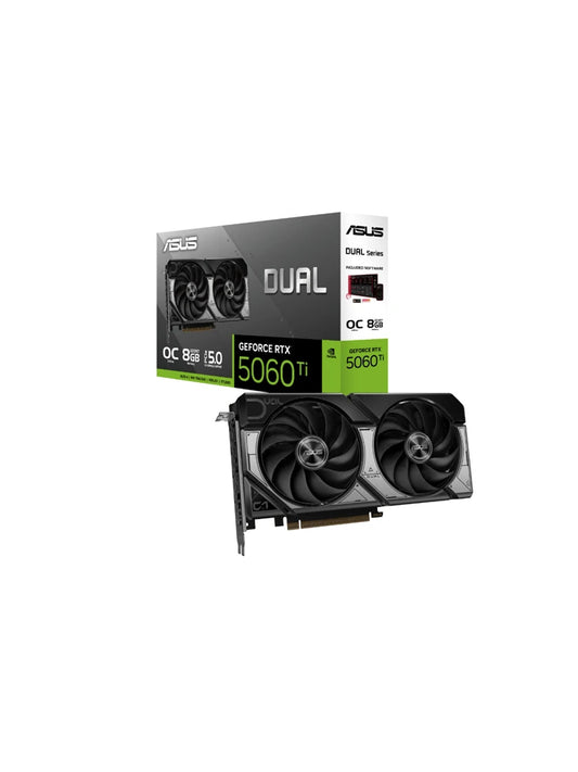 GPU: Asus Dual GeForce RTX5060 Ti 8GB OC Edition 128-Bit GDDR7 - 90YV0MP2-M0NA00