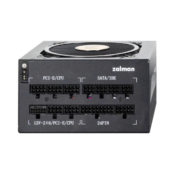 Power supply: Zalman TeraMax II ZM1000-TMX2 VIEW 1000W 80PLUS Gold Power Supply Black